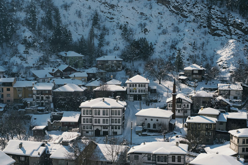 People on the street in the Upper Village area of Whistler BC
