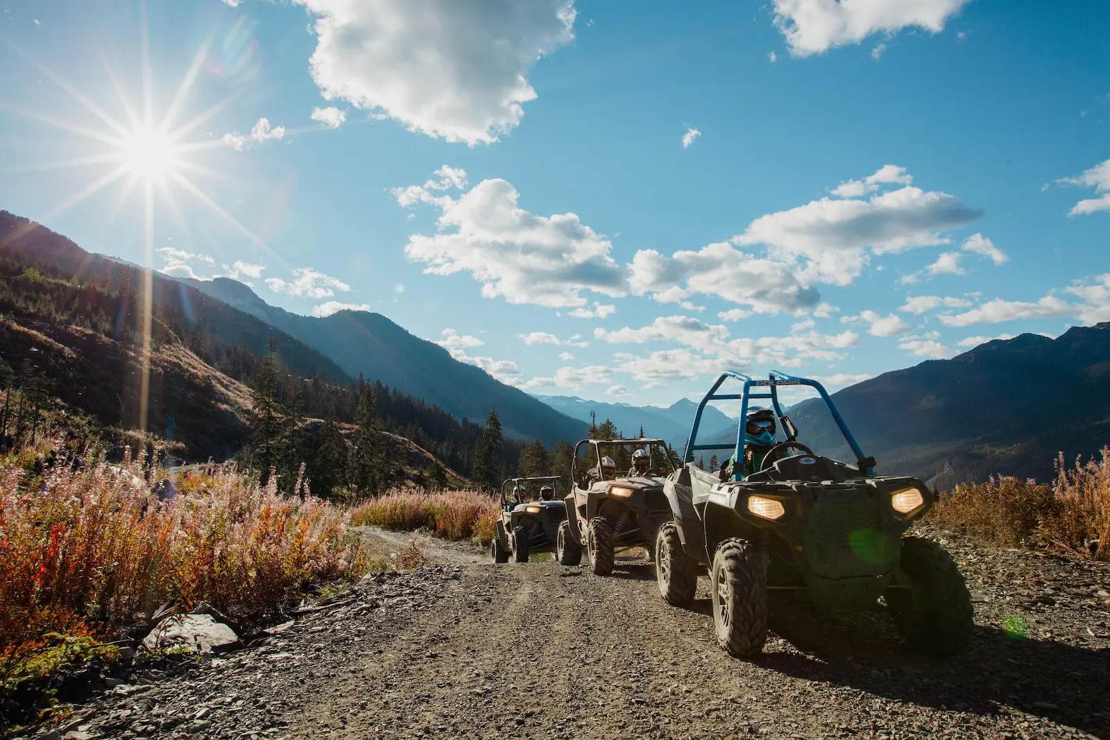Side-by-side buggy tours